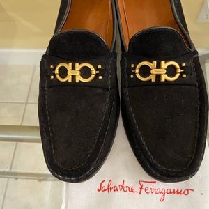 Ferragamo men’s shoes size 12 B worn four times